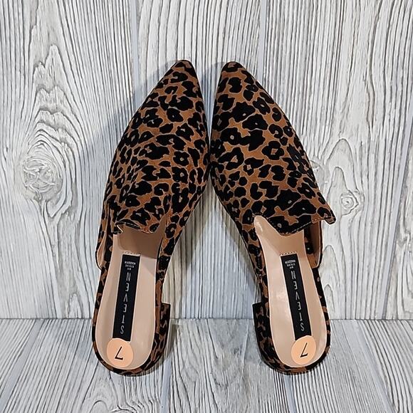 Steven Verna Animal Print Mules, Women's 7 - Picture 6 of 12